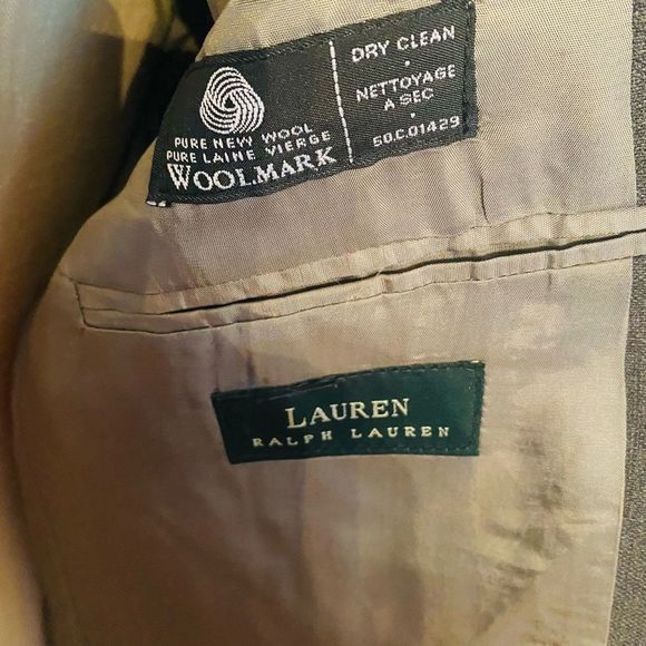 Ralph Lauren Mens Blazer Sport Coat Jacket Two Buttons(86) - Picture 10 of 16